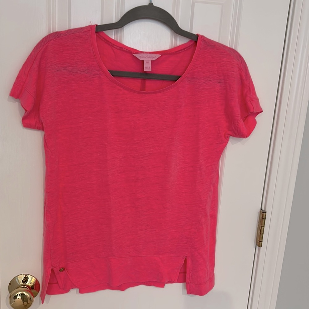 Lilly Pulitzer linen short sleeve